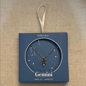 Hildie & Jo Gold Gemini Necklace